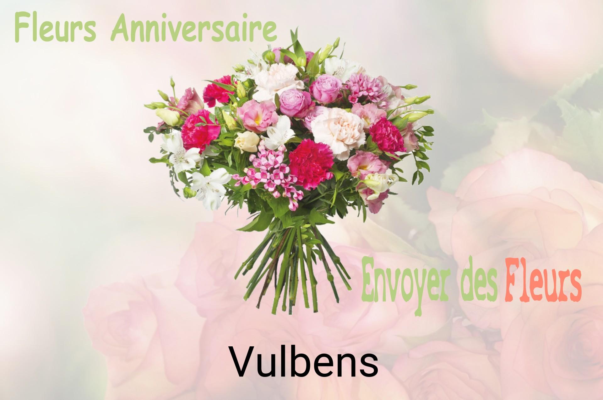 Bouquet de fleurs d’anniversaire livré à Vulbens