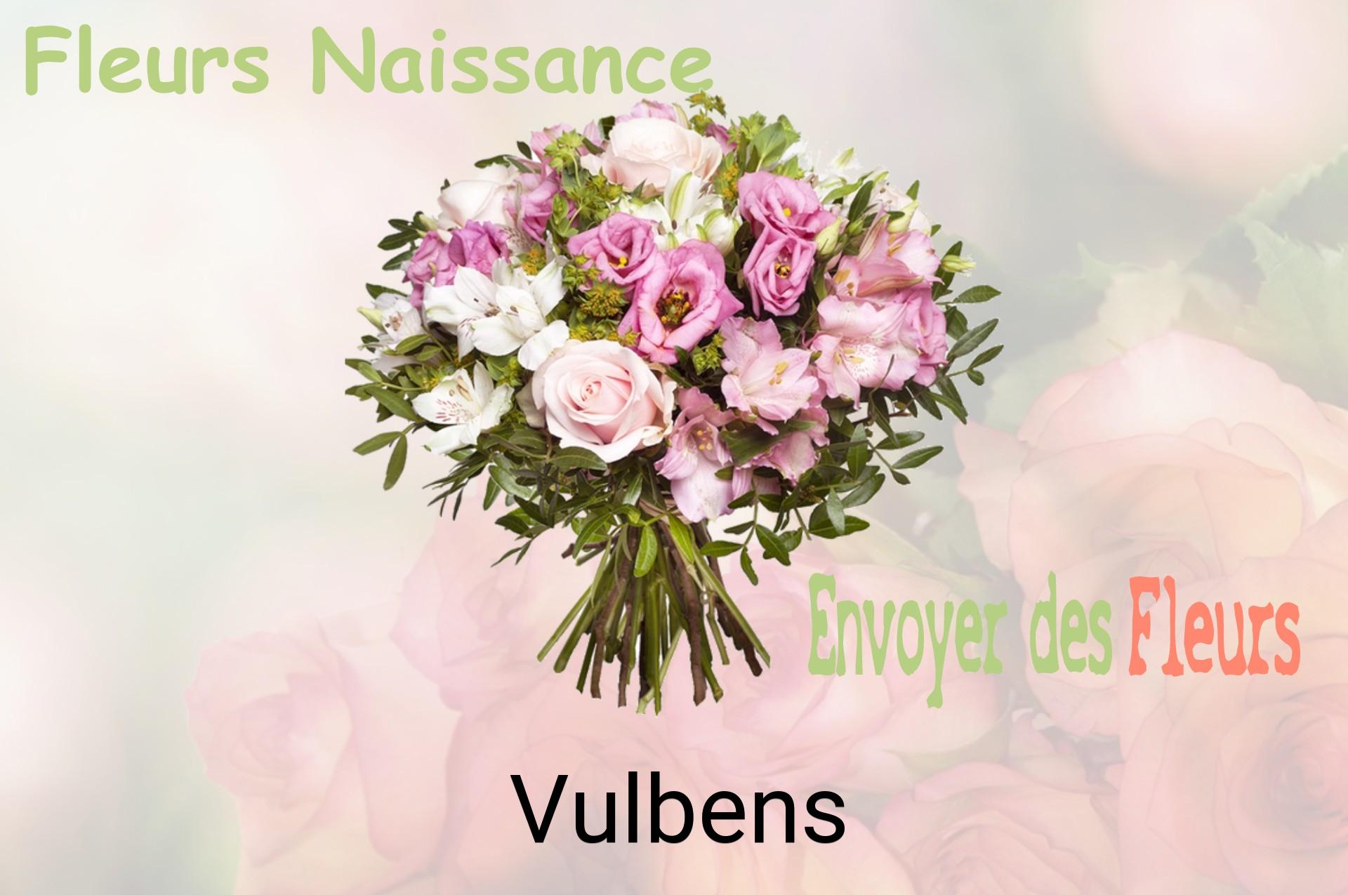 Bouquet de fleurs de naissance livré à Vulbens